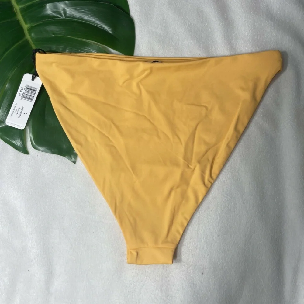 NWT [ SZ Large ] WeWoreWhat Amber Bikini Bottoms Apricot‎